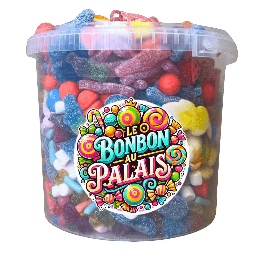 Seau Géant 5kg de Bonbons Personnalisables
