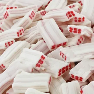 Briques blanches Fraise