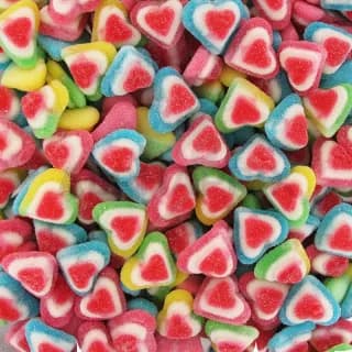 Coeurs 3D sucré